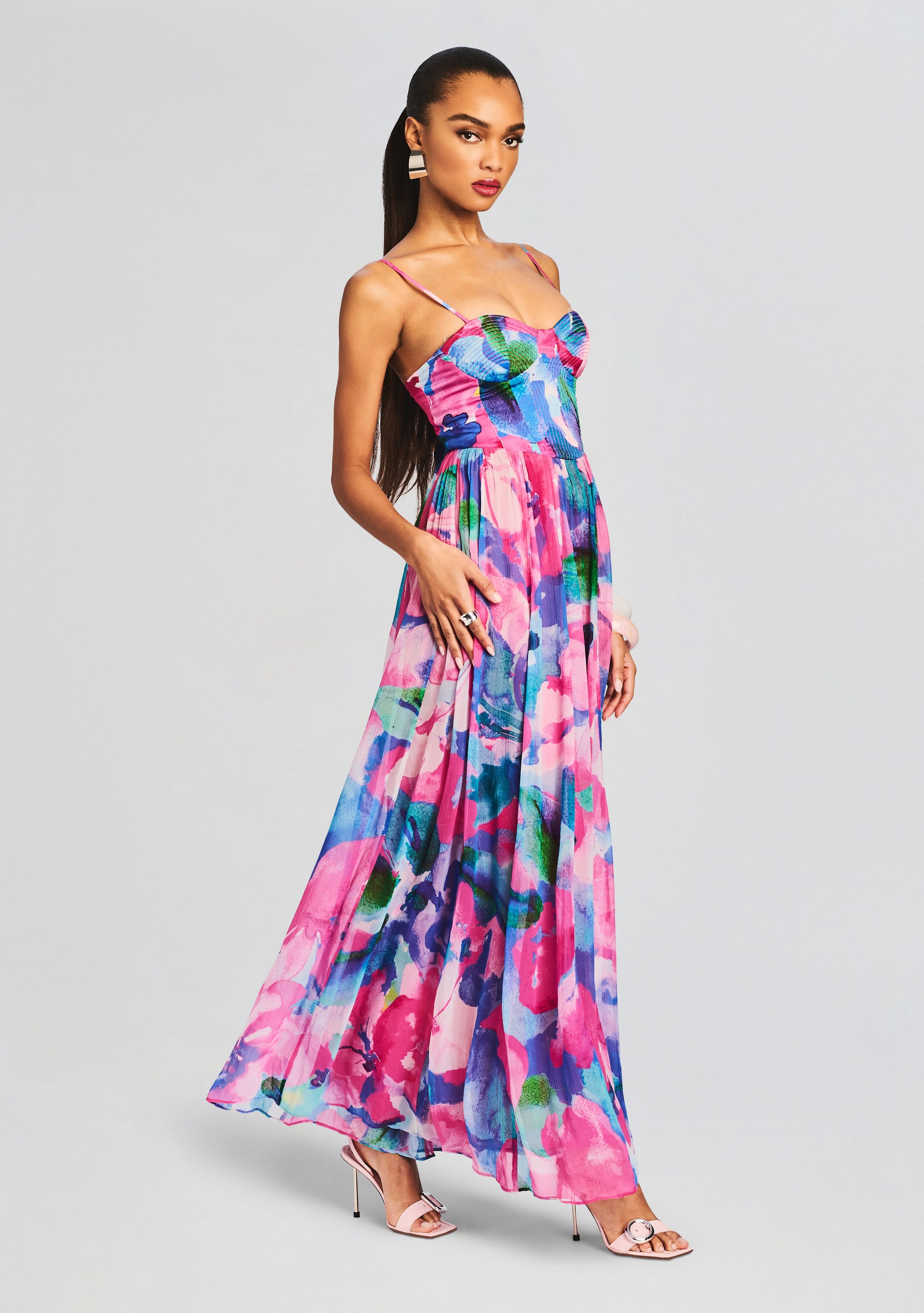  Vesa Corset Long Dress