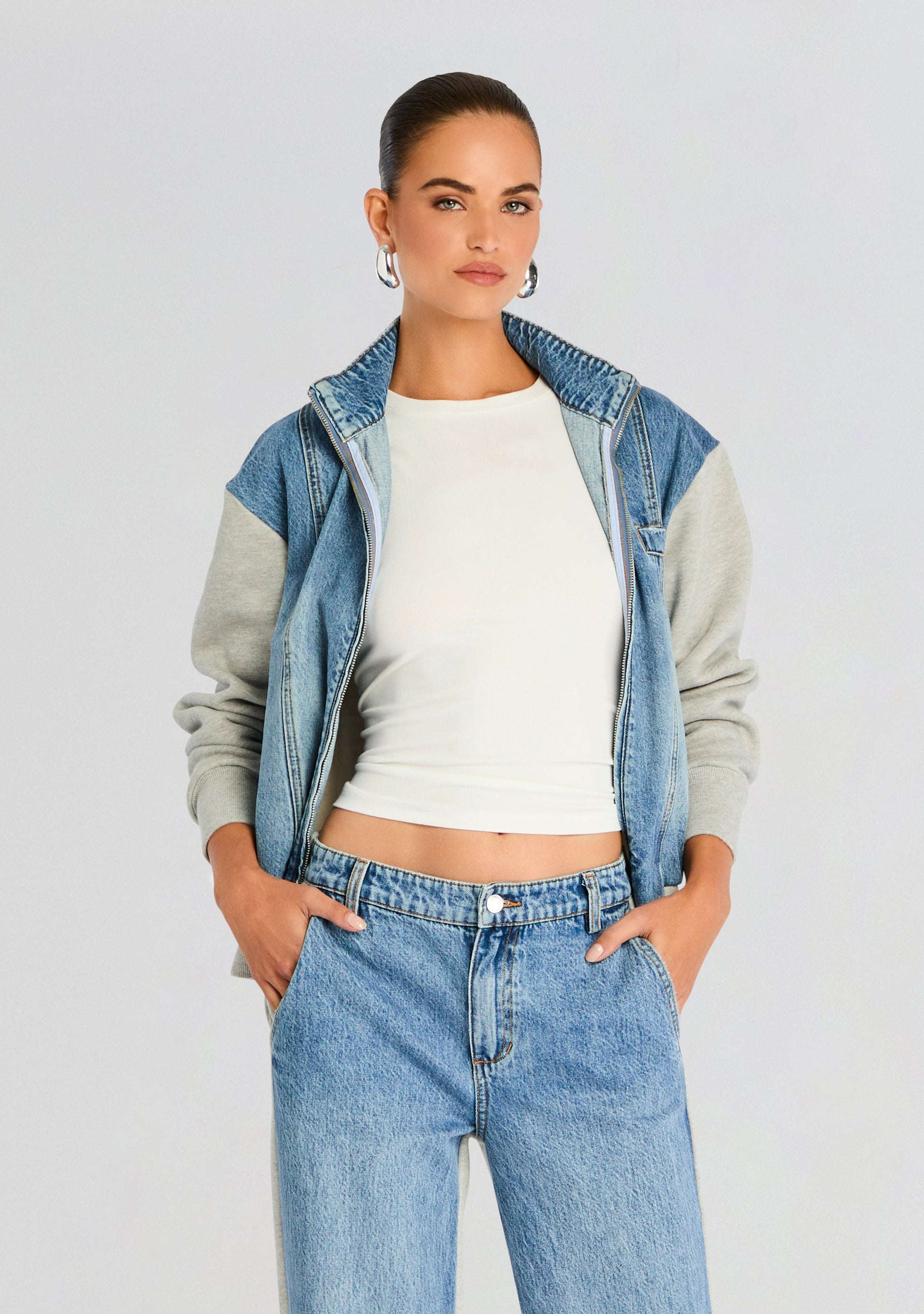  Page Terry Denim Jacket