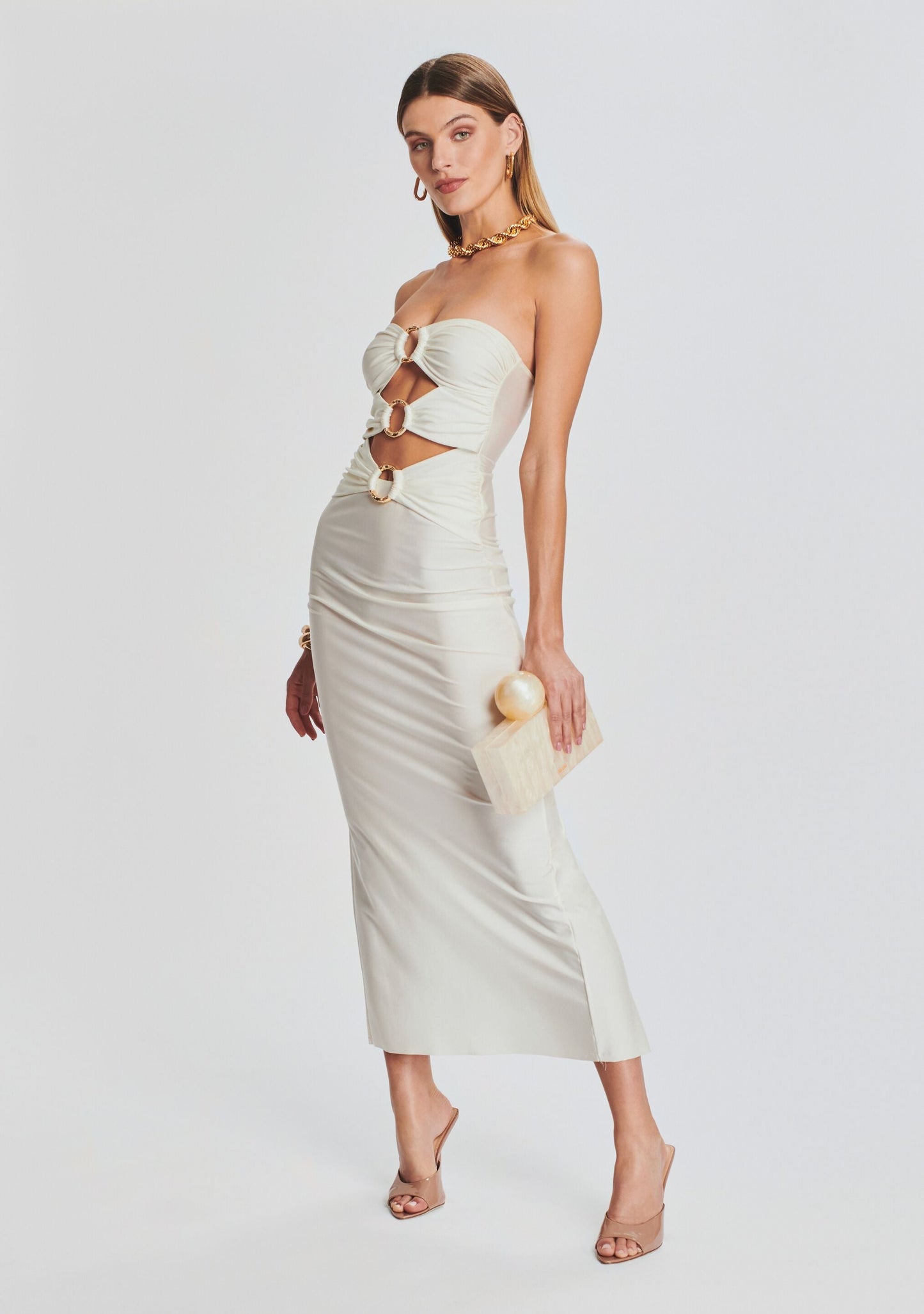  Lily Lycra Maxi Dress