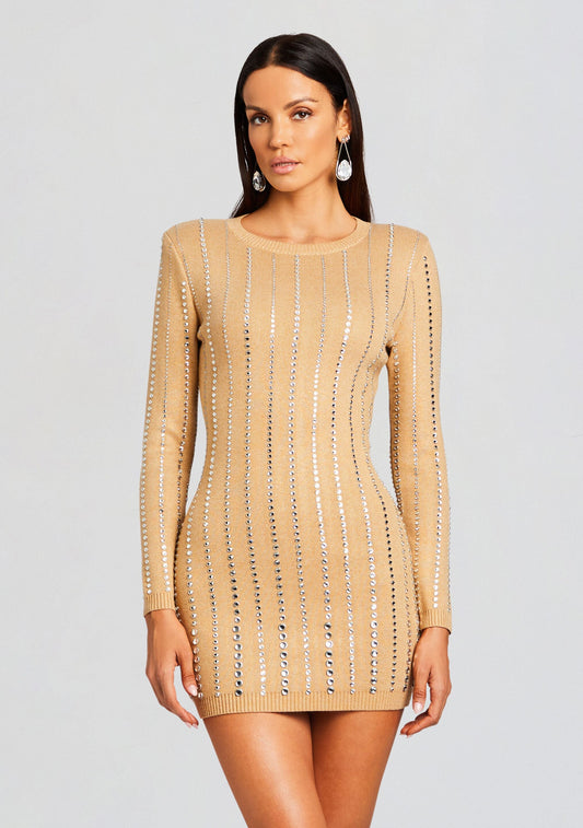  Virginia Embellished Knit Dress
