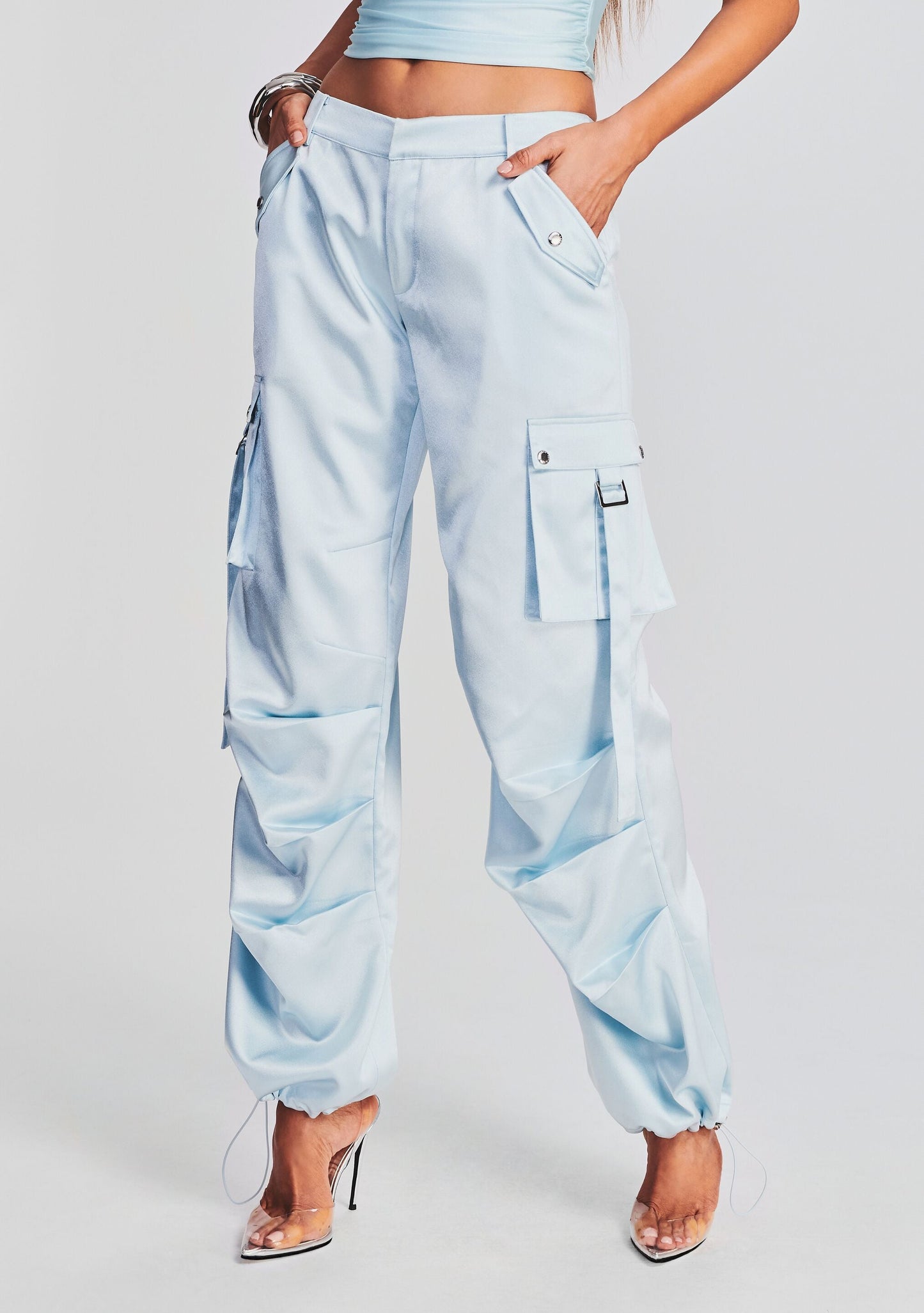  Lai Satin Cargo Pant