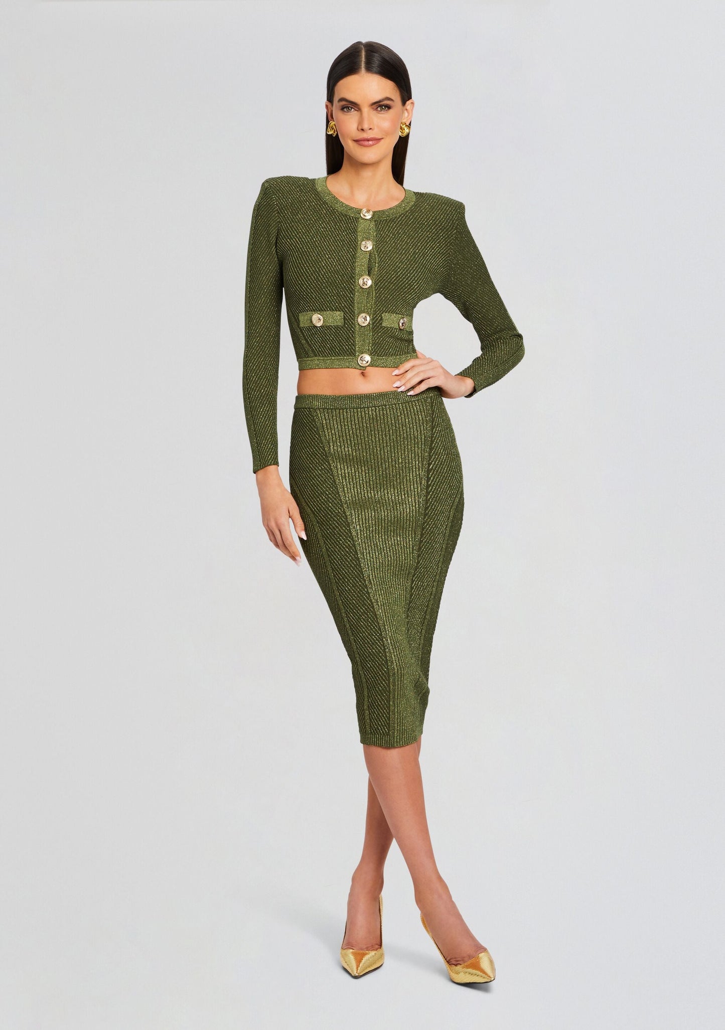 Posie Rib Knit Skirt