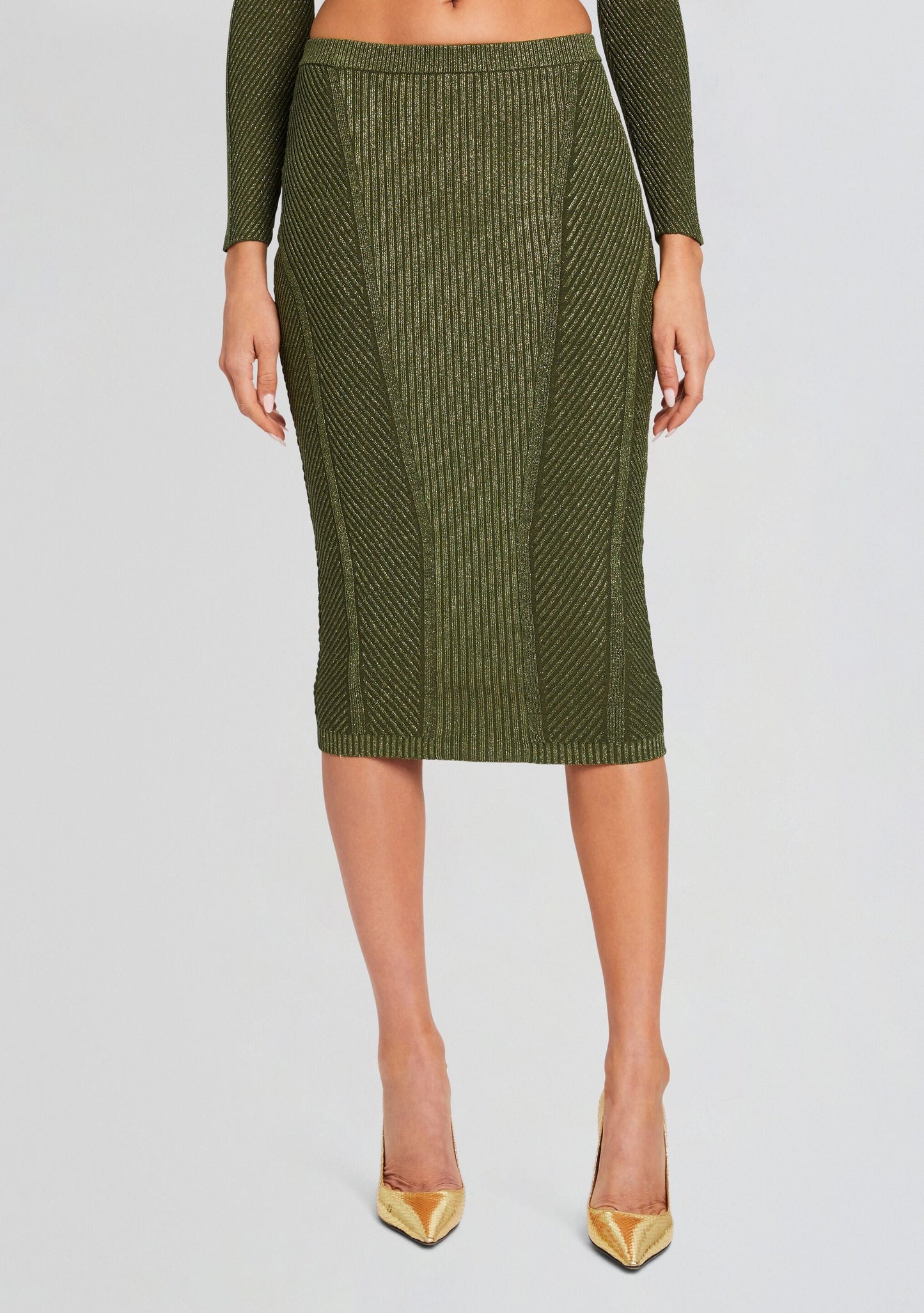  Posie Rib Knit Skirt