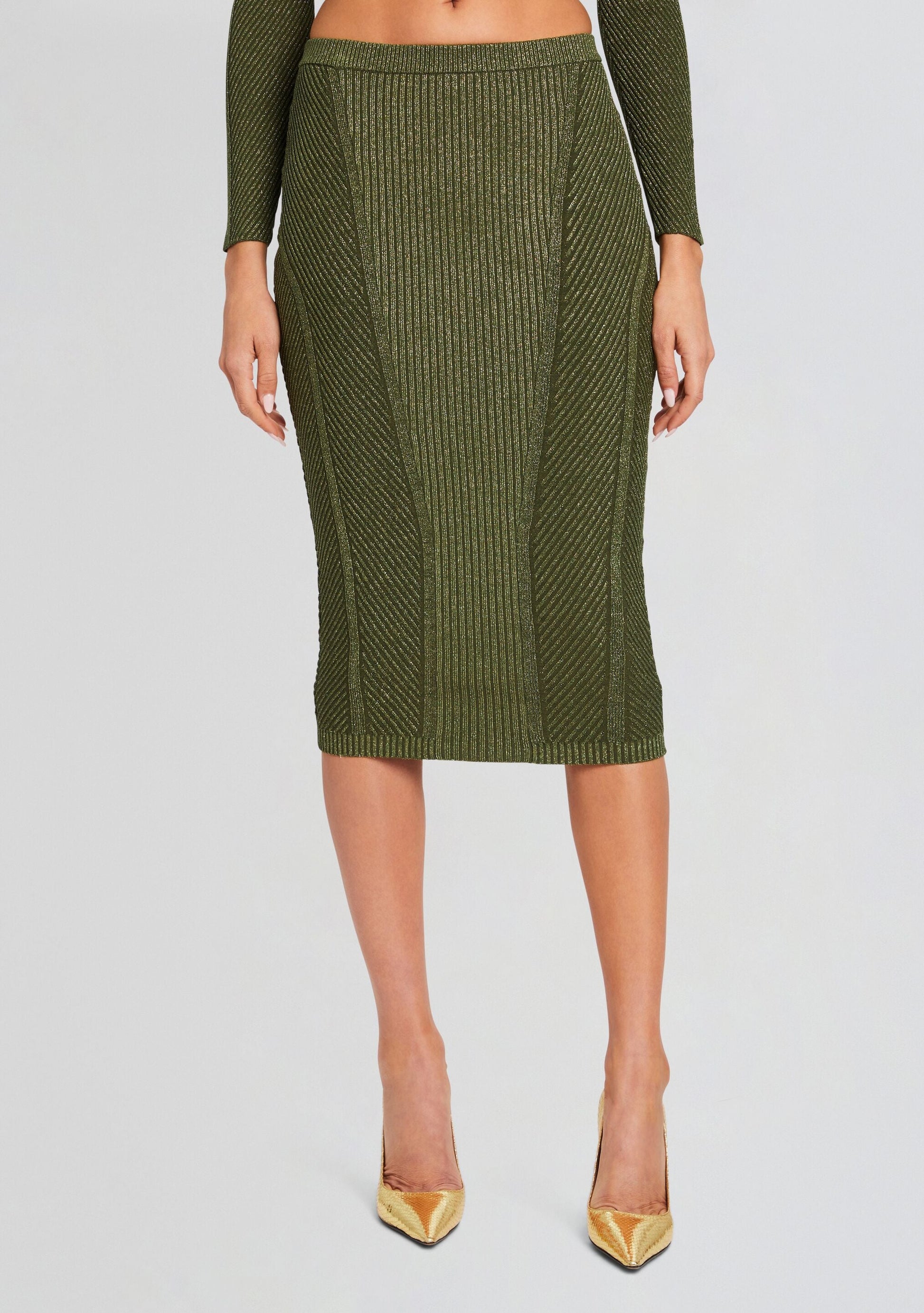  Posie Rib Knit Skirt