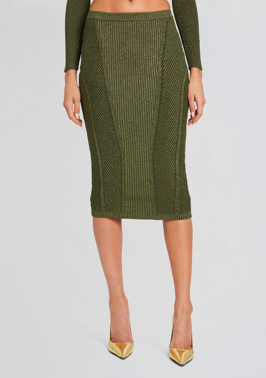  Posie Rib Knit Skirt