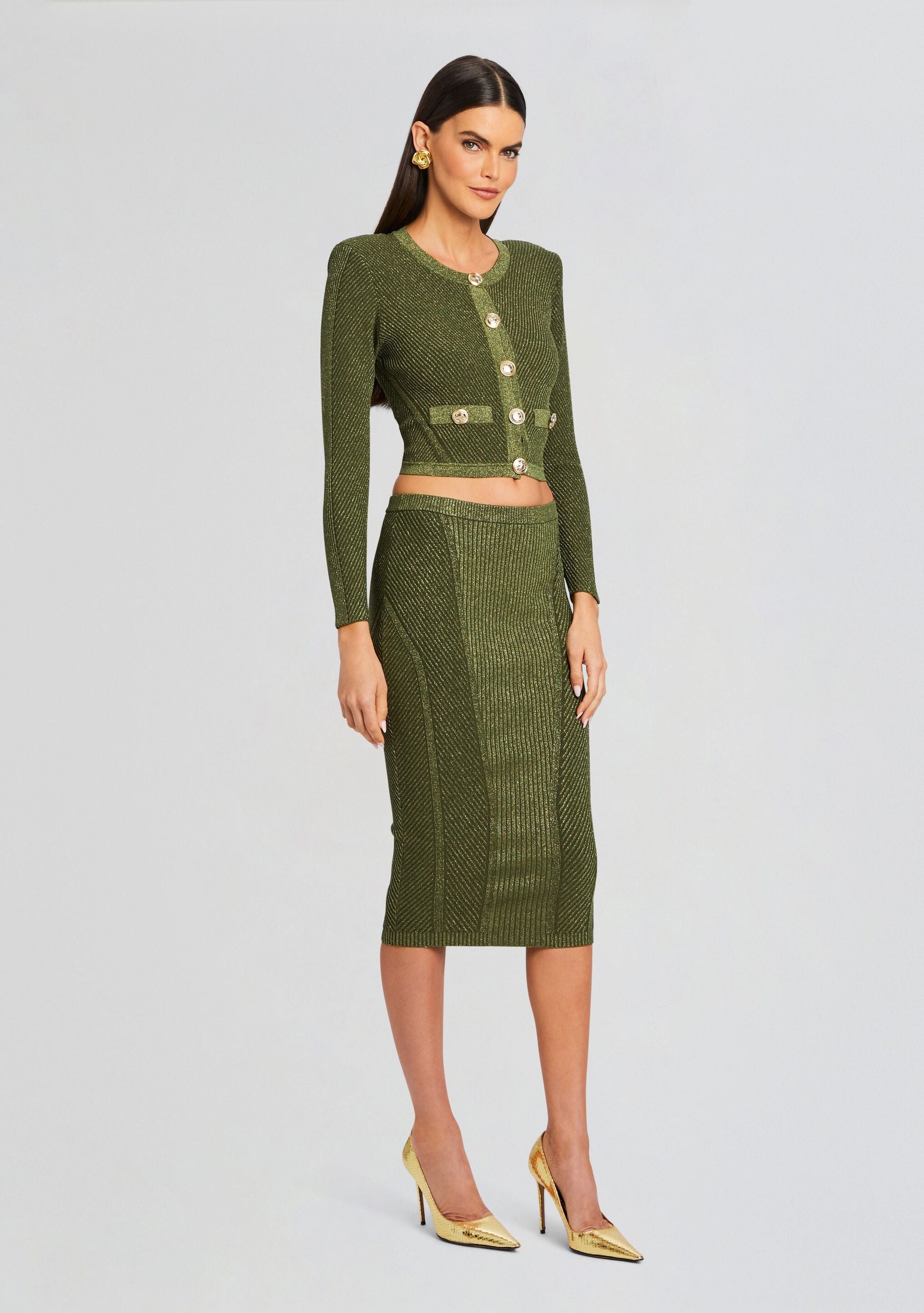 Posie Rib Knit Skirt