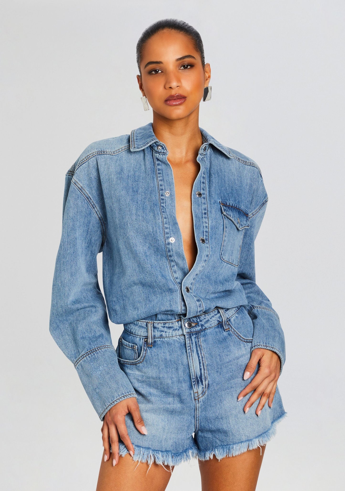  Annie Denim Romper