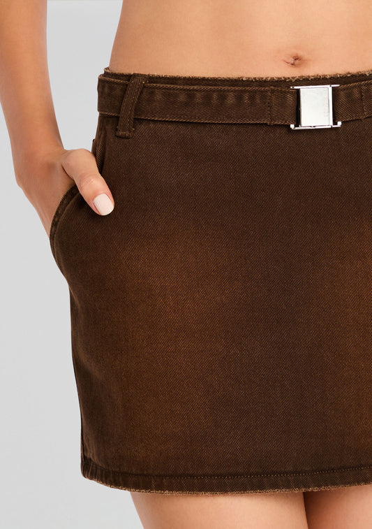  Marquise Mid Rise Mini Skirt