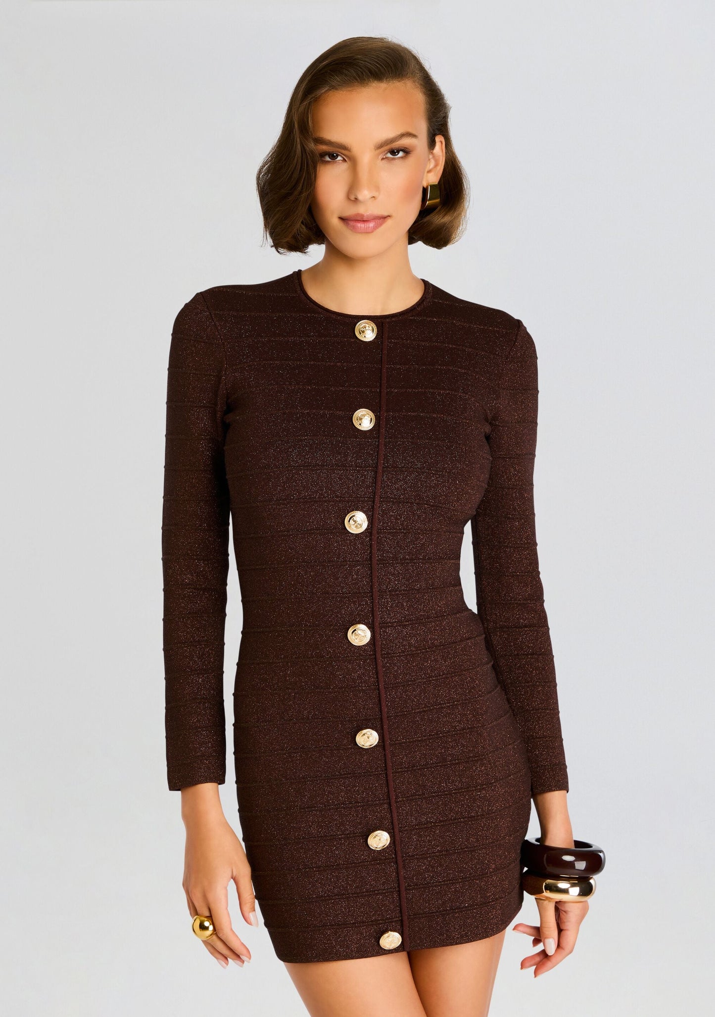  Saylor Bandage Knit Dress