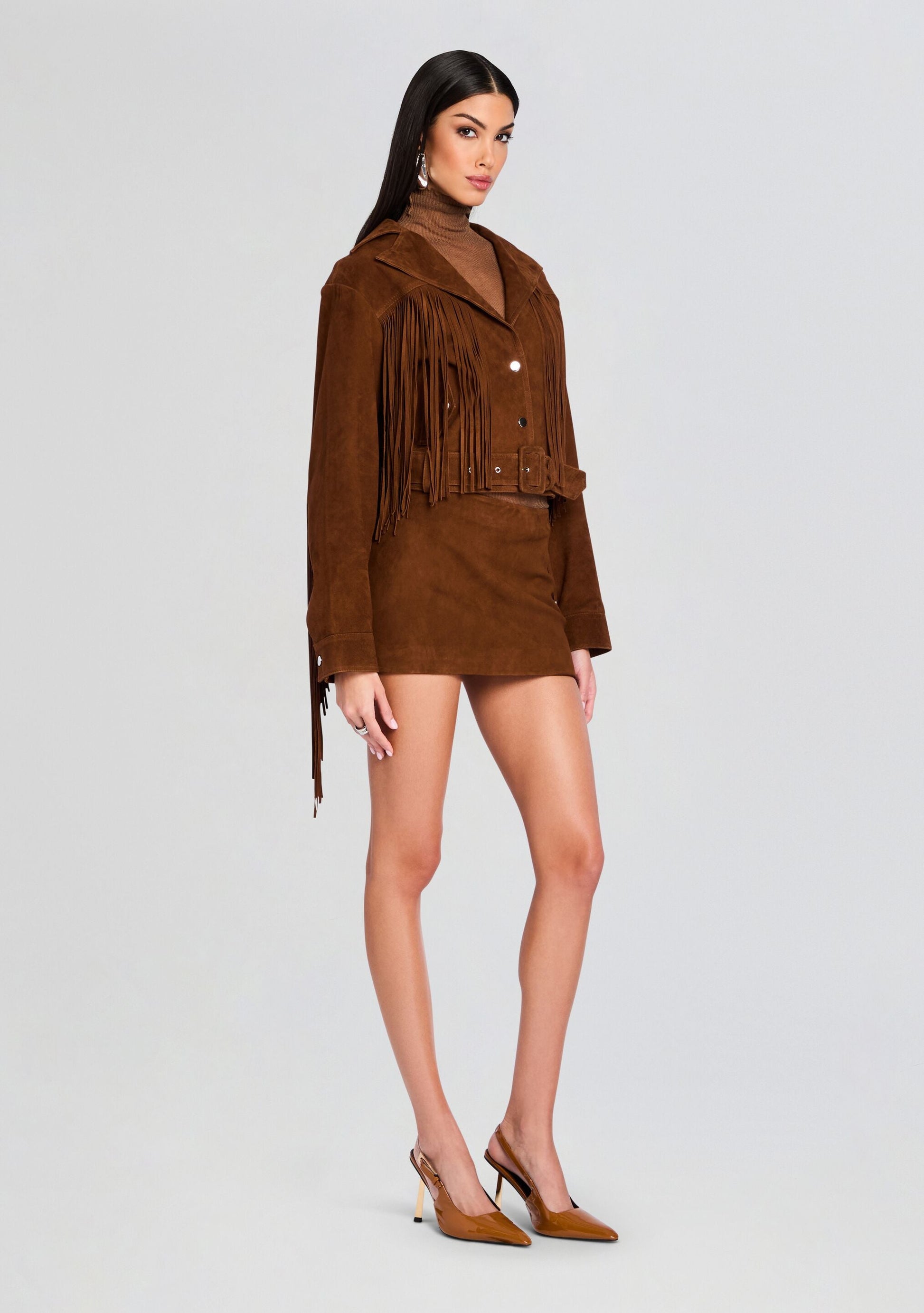  Valerie Suede Skirt