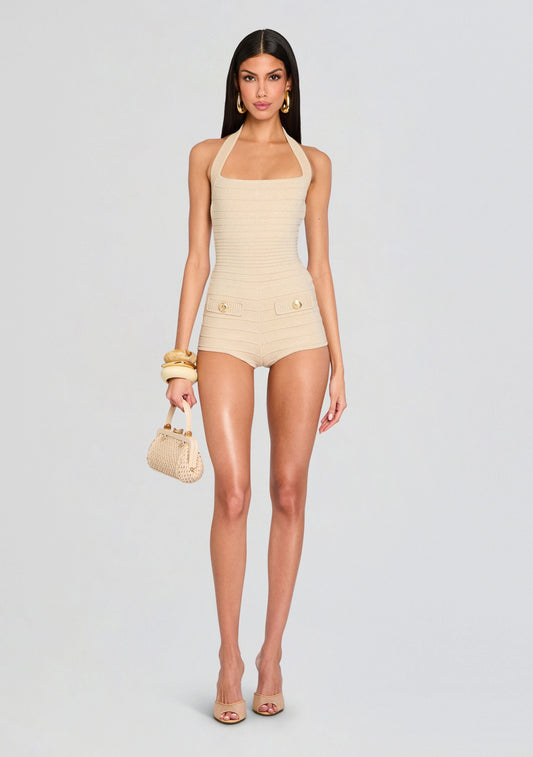  Fallyn Knit Romper