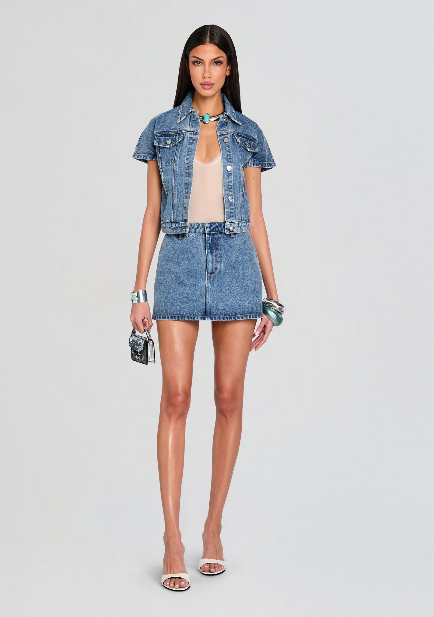  Magda Cap Sleeve Jacket