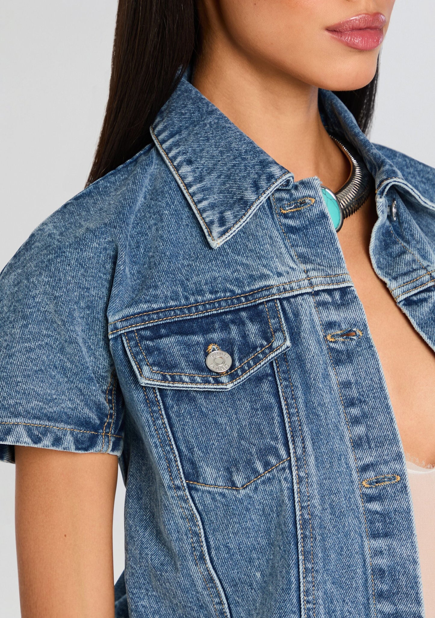  Magda Cap Sleeve Jacket