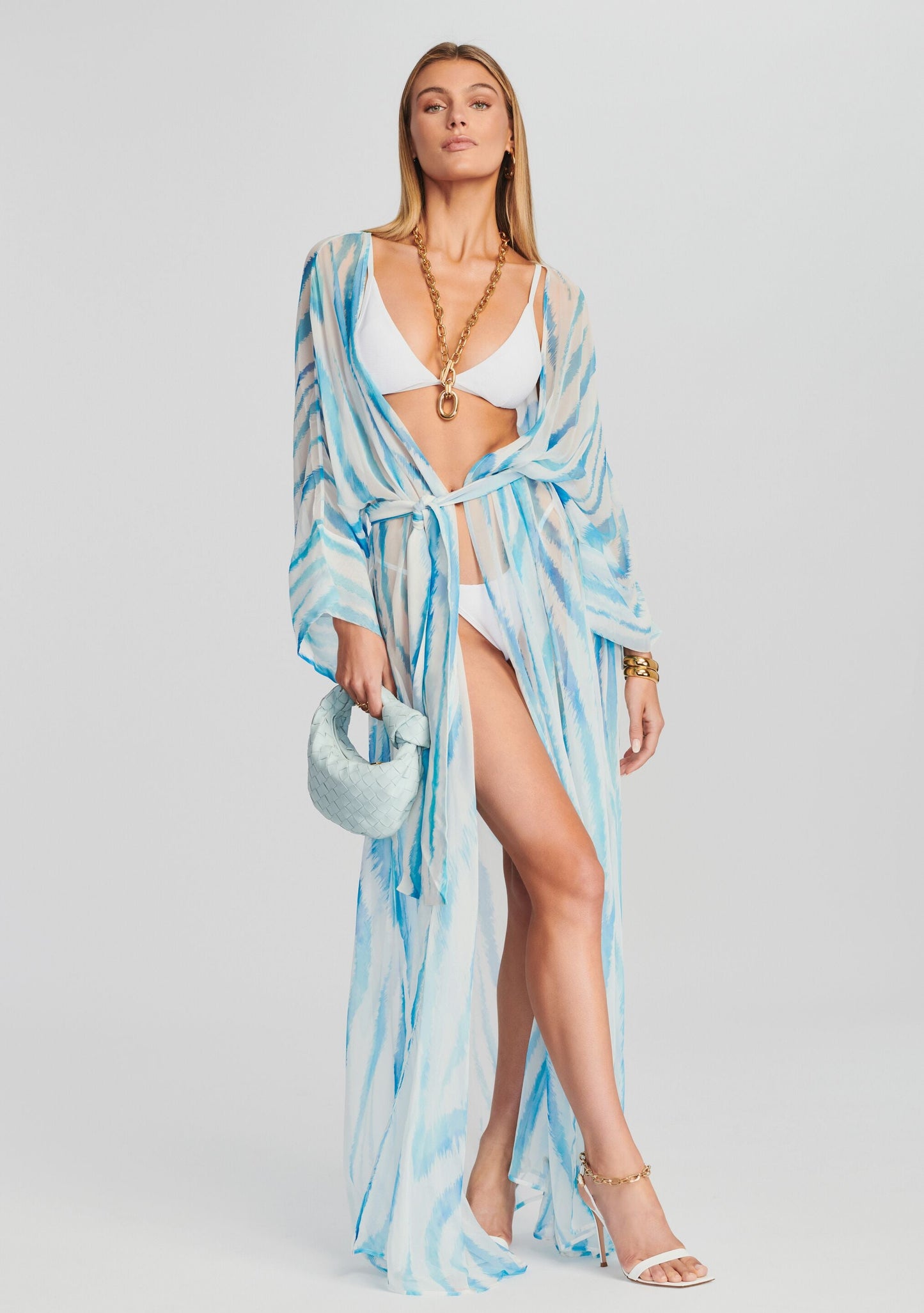  Cher Silk Chiffon Robe