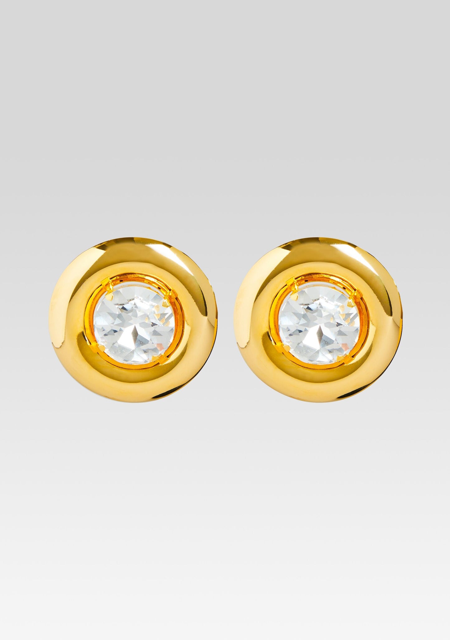  Round Earrings With Crystals